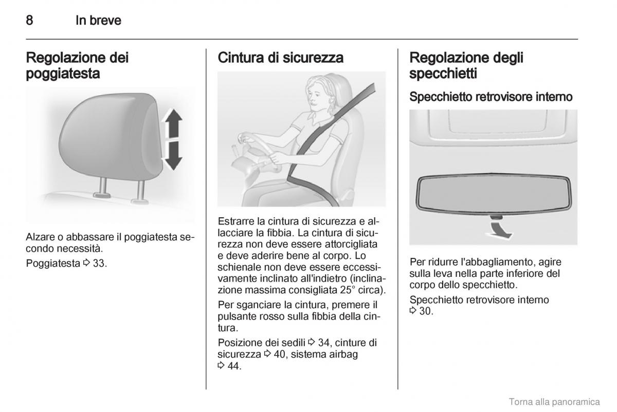 Opel Vivaro I 1 manuale del proprietario / page 9