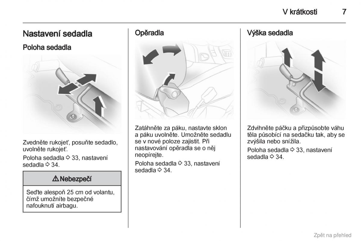 Opel Vivaro I 1 navod k obsludze / page 8