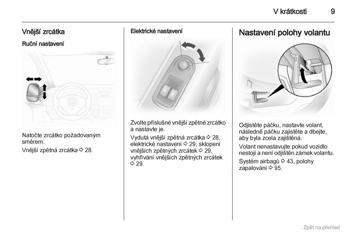 Opel Vivaro I 1 navod k obsludze / page 10