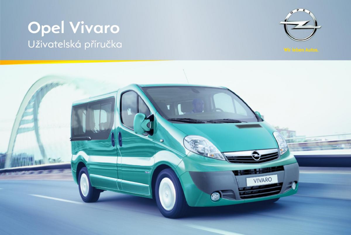 Opel Vivaro I 1 navod k obsludze / page 1