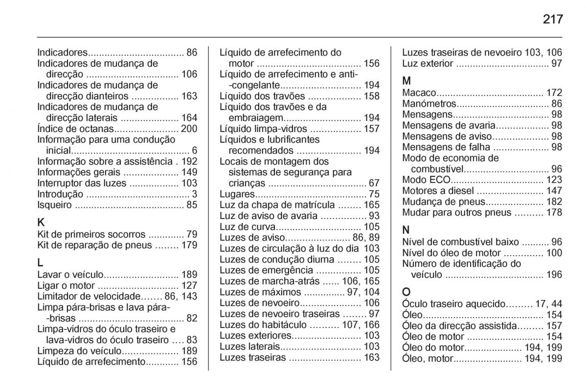 Opel Vivaro II 2 manual del propietario / page 219