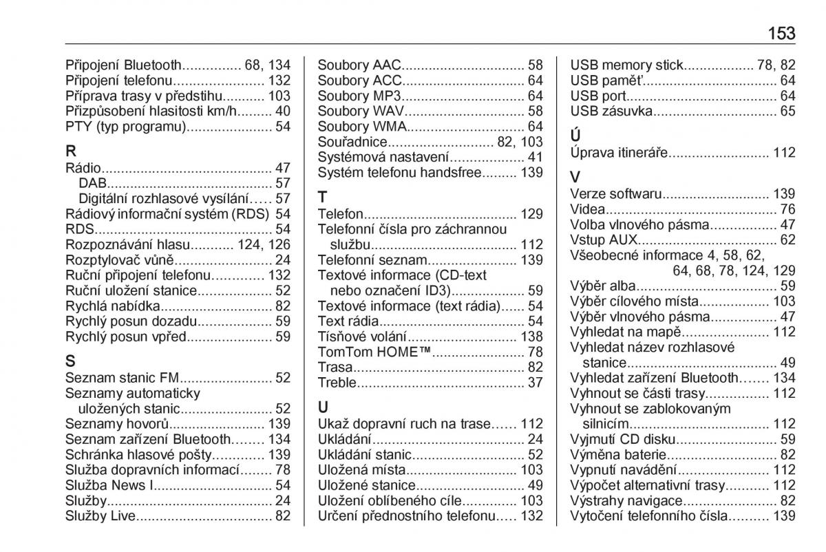 Opel Vivaro II 2 navod k obsludze / page 153