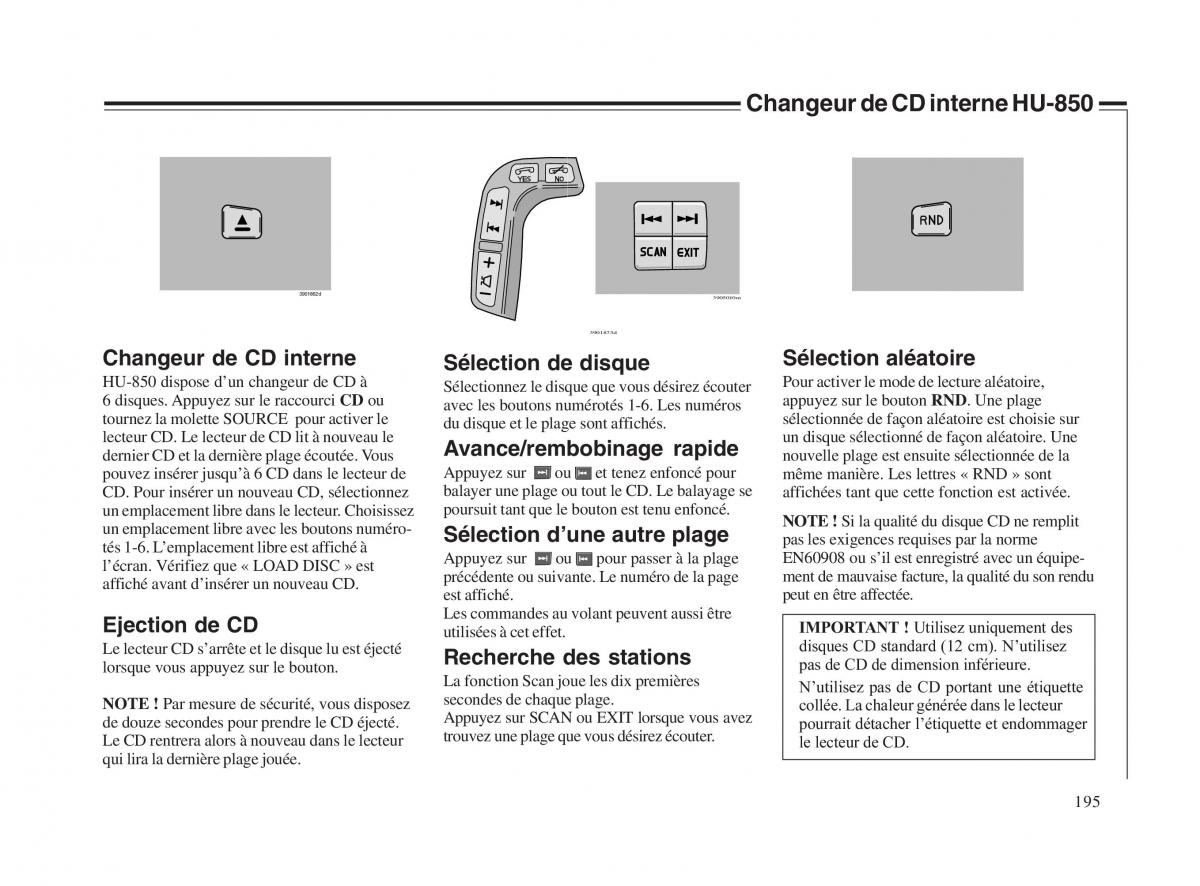 Volvo V70 II 2 manuel du proprietaire / page 196