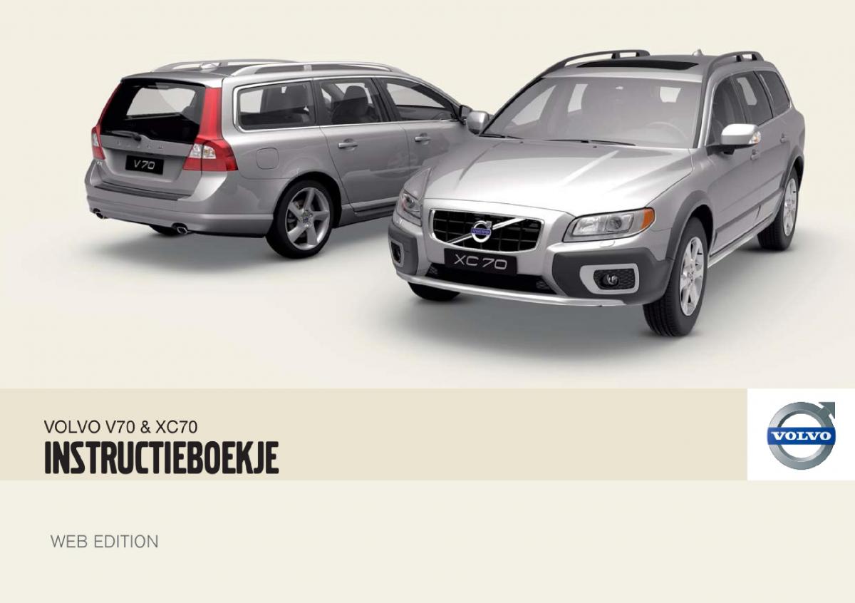 Volvo V70 III 3 handleiding / page 1