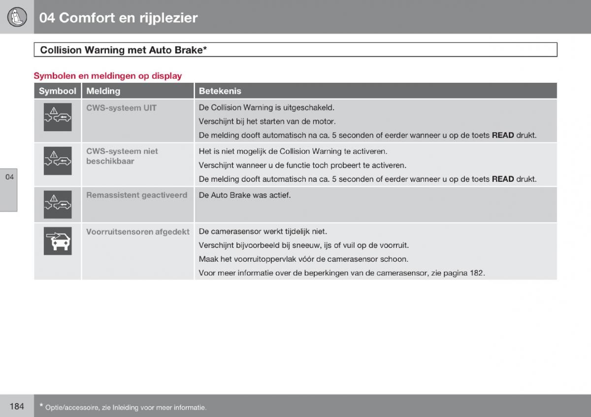Volvo V70 III 3 handleiding / page 185