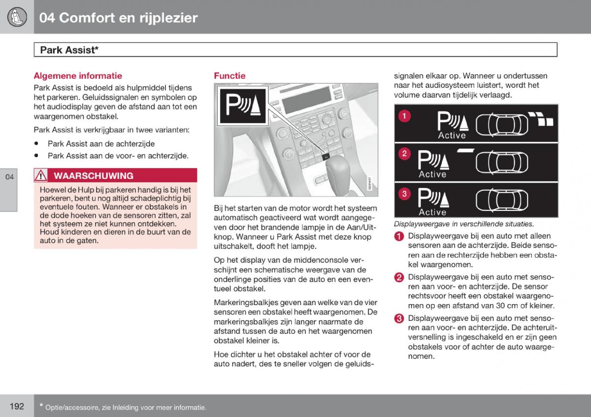 Volvo V70 III 3 handleiding / page 193