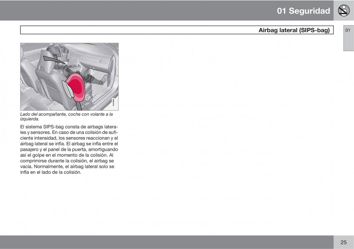 Volvo V70 III 3 manual del propietario / page 27