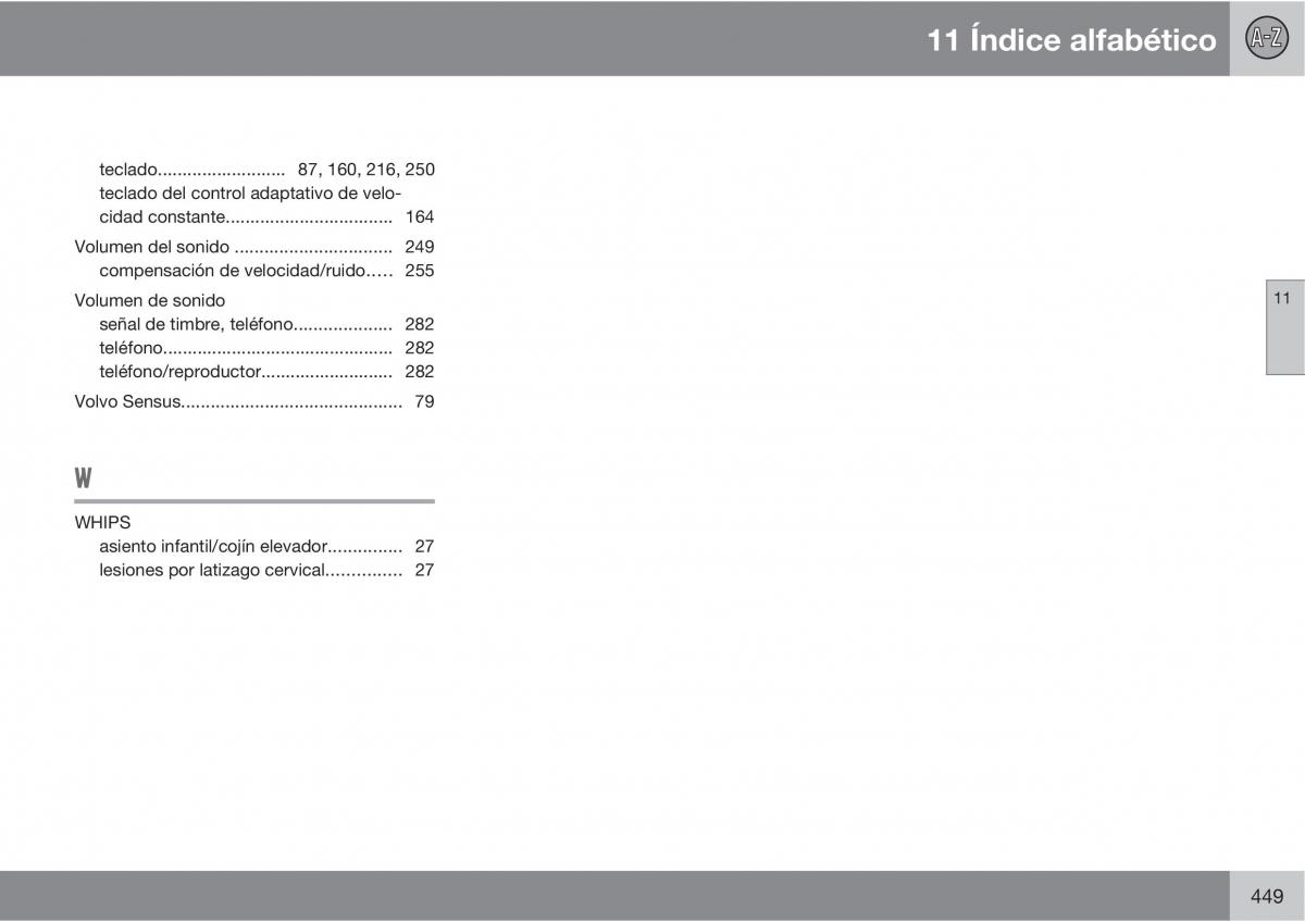 Volvo V70 III 3 manual del propietario / page 451