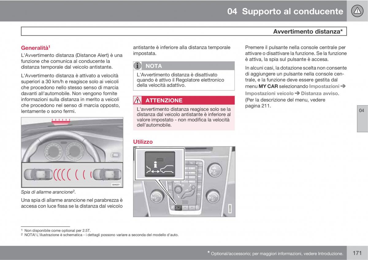 Volvo V70 III 3 manuale del proprietario / page 173