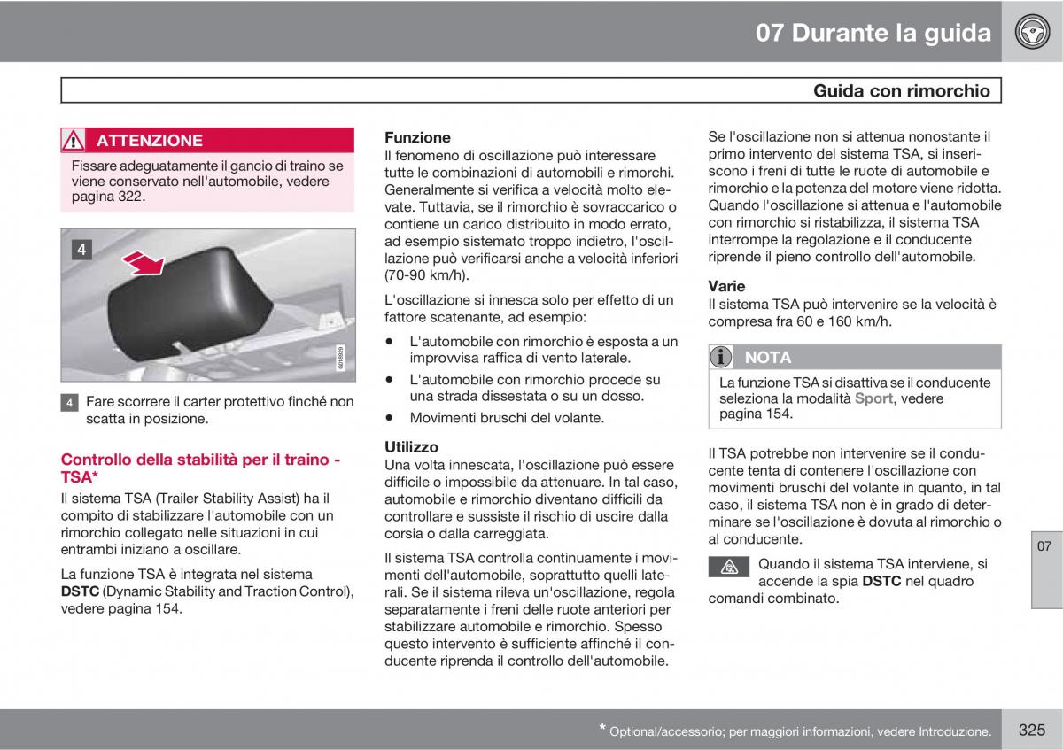 Volvo V70 III 3 manuale del proprietario / page 327