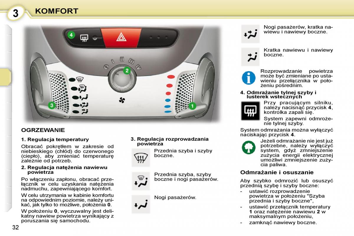 Peugeot 107 instrukcja obslugi / page 17