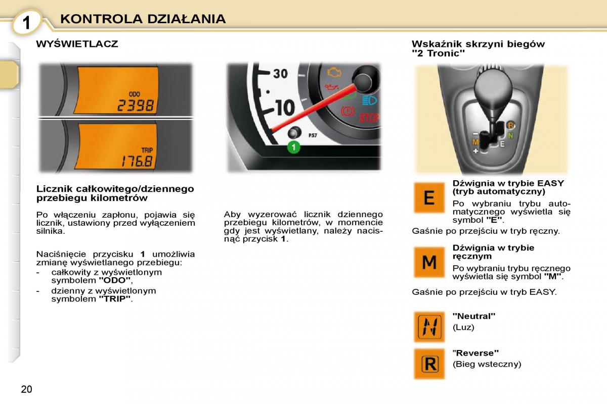 Peugeot 107 instrukcja obslugi / page 5