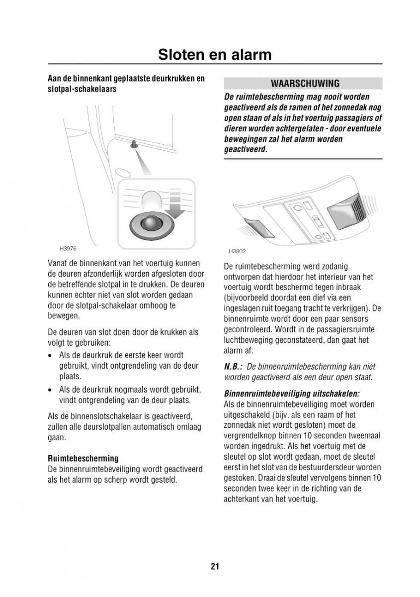 Land Rover Range Rover III 3 L322 handleiding / page 22