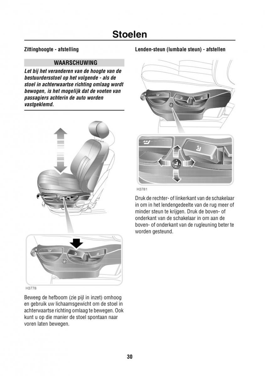 Land Rover Range Rover III 3 L322 handleiding / page 31