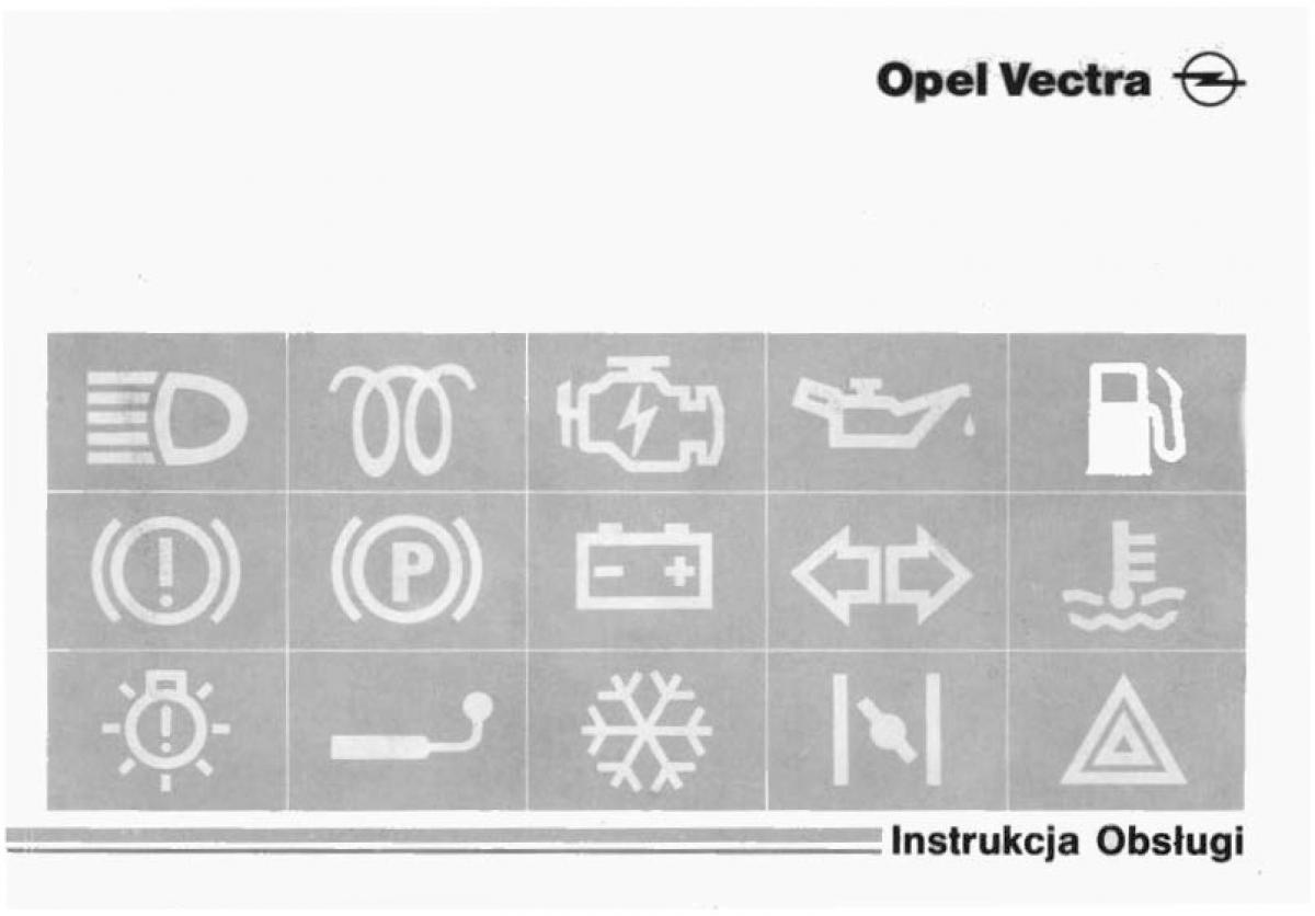 Opel Vectra B instrukcja obslugi / page 1