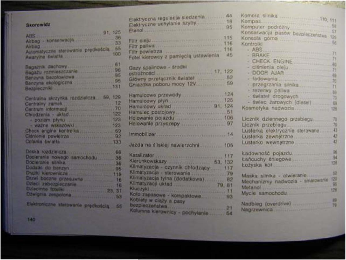 manual  Chrysler Voyager Caravan III 3 instrukcja / page 134