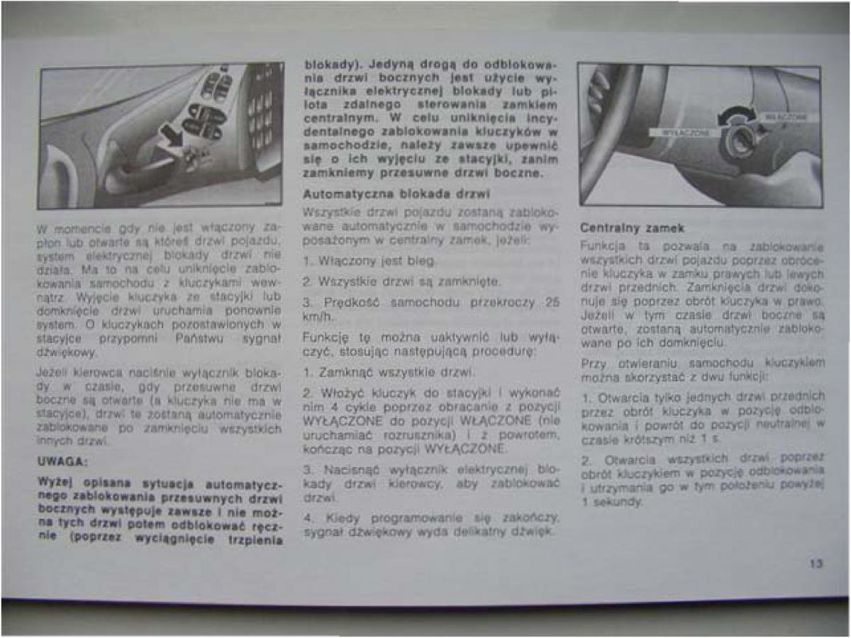 manual  Chrysler Voyager Caravan III 3 instrukcja / page 15