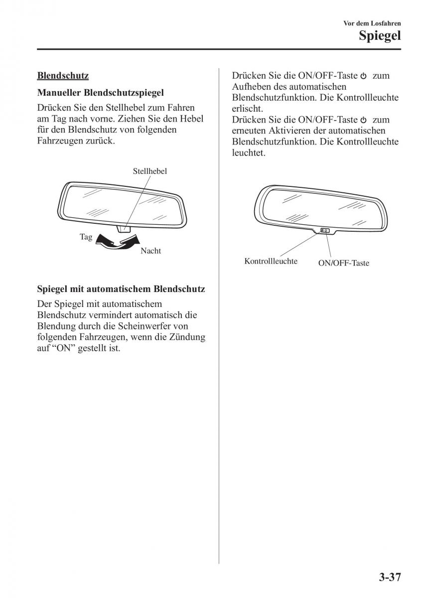 Bedienungsanleitung  Mazda CX 5 Handbuch / page 113
