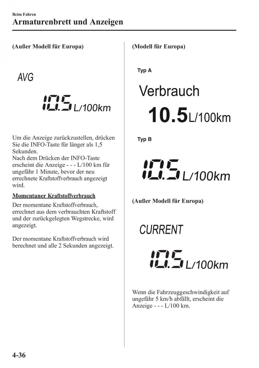 Bedienungsanleitung  Mazda CX 5 Handbuch / page 186