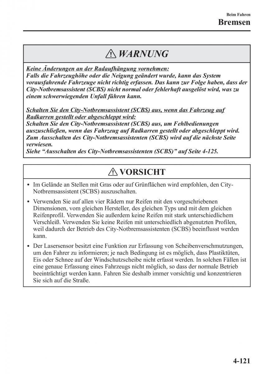 Bedienungsanleitung  Mazda CX 5 Handbuch / page 271