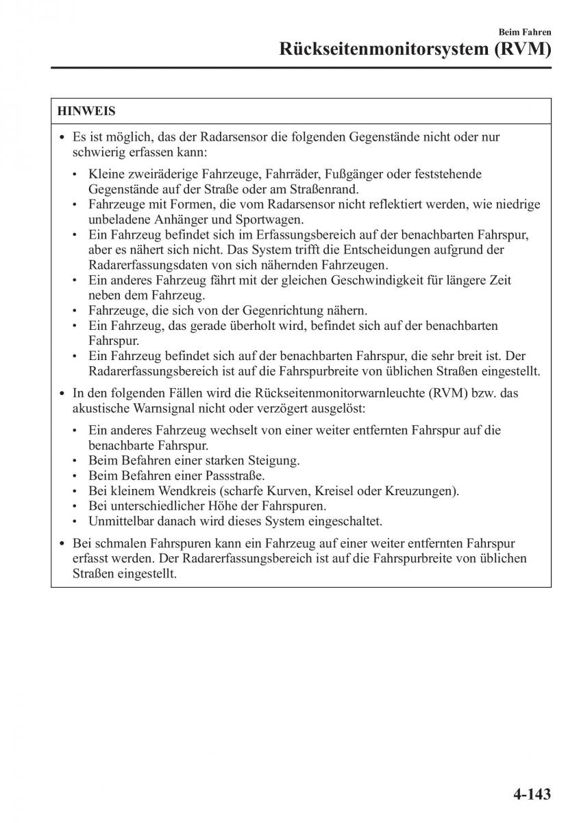 Bedienungsanleitung  Mazda CX 5 Handbuch / page 293