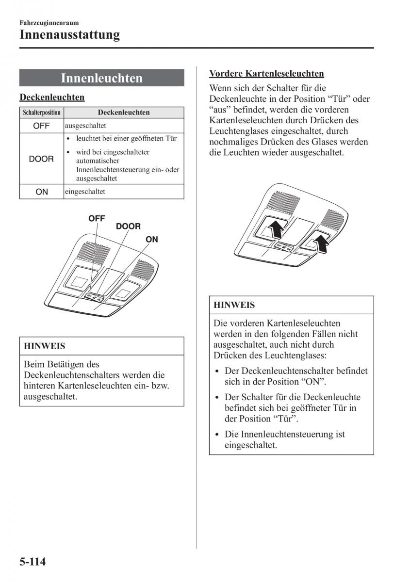 Mazda CX 5 Handbuch / page 448