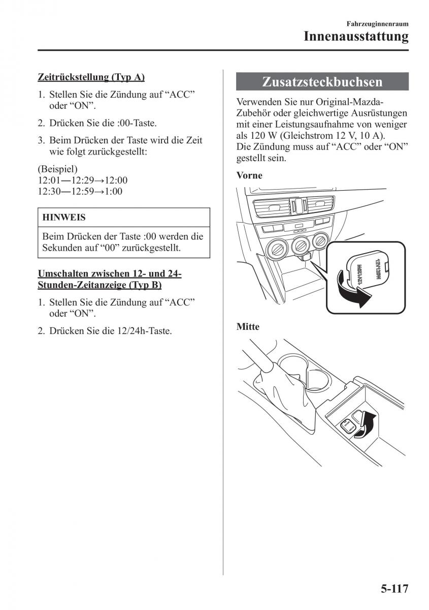 Mazda CX 5 Handbuch / page 451