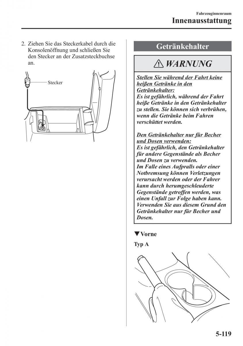 Mazda CX 5 Handbuch / page 453