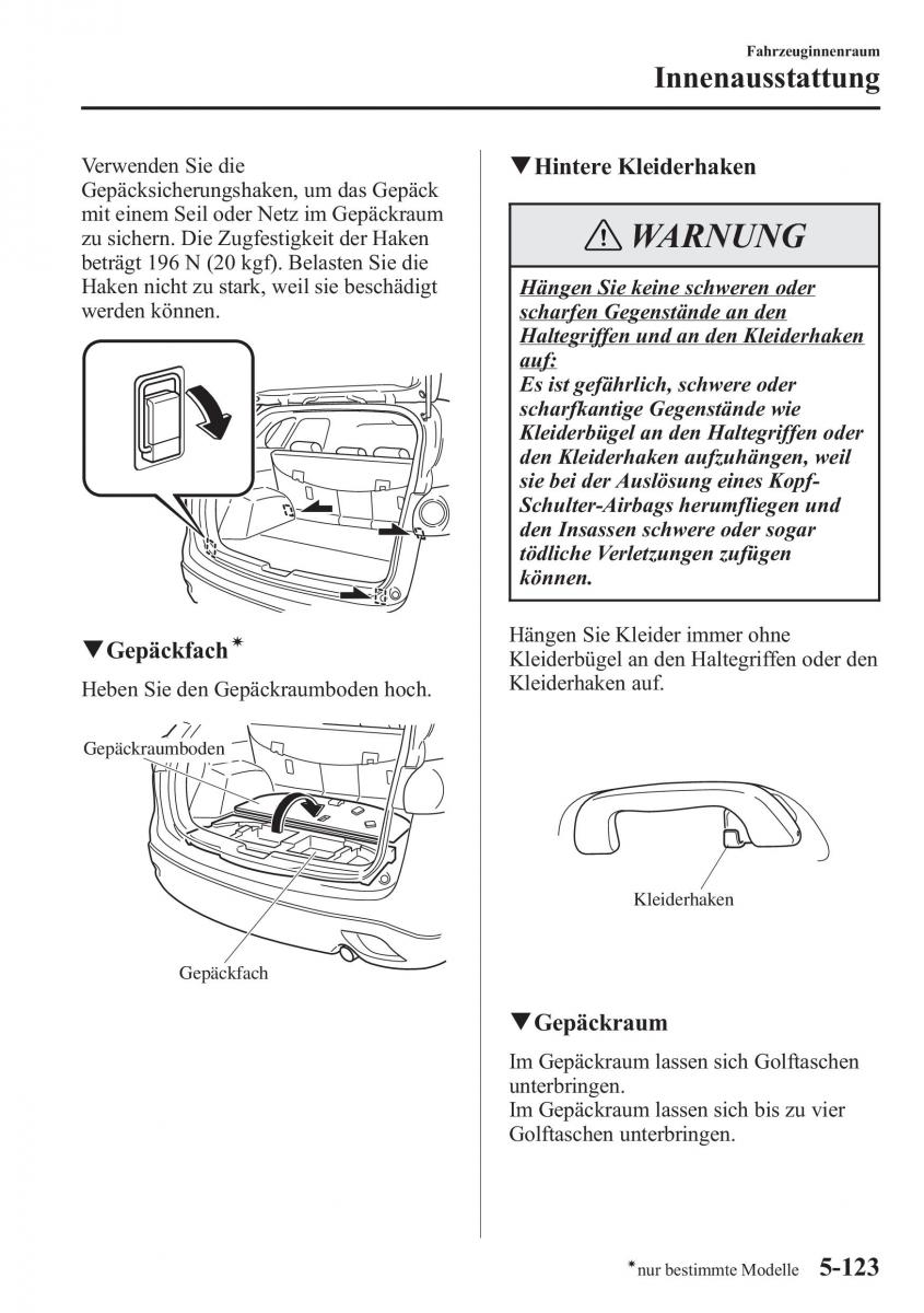 Mazda CX 5 Handbuch / page 457