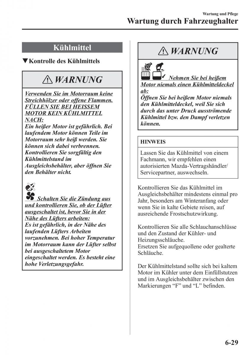 Mazda CX 5 Handbuch / page 489