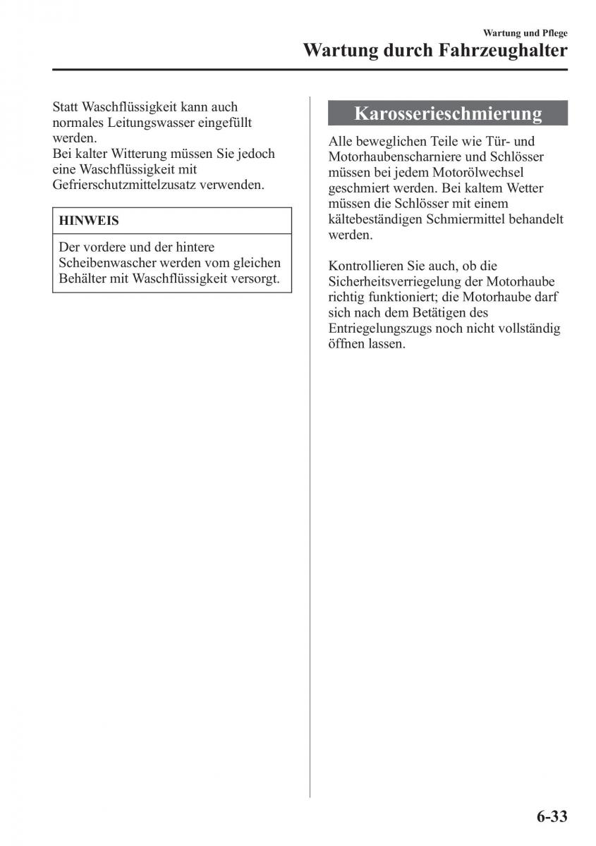 Mazda CX 5 Handbuch / page 493