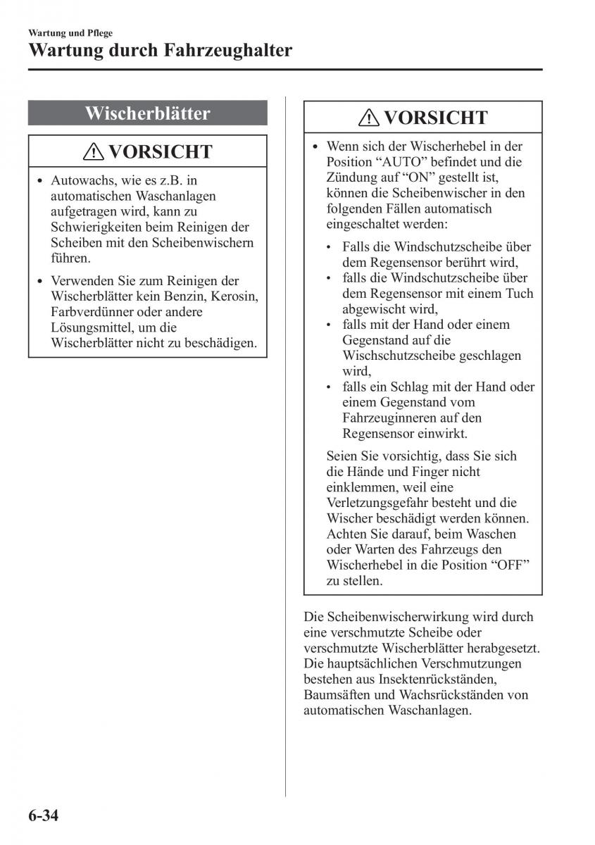 Mazda CX 5 Handbuch / page 494