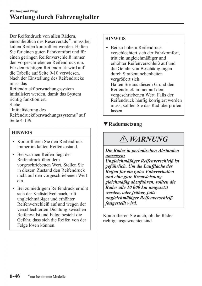 Mazda CX 5 Handbuch / page 506