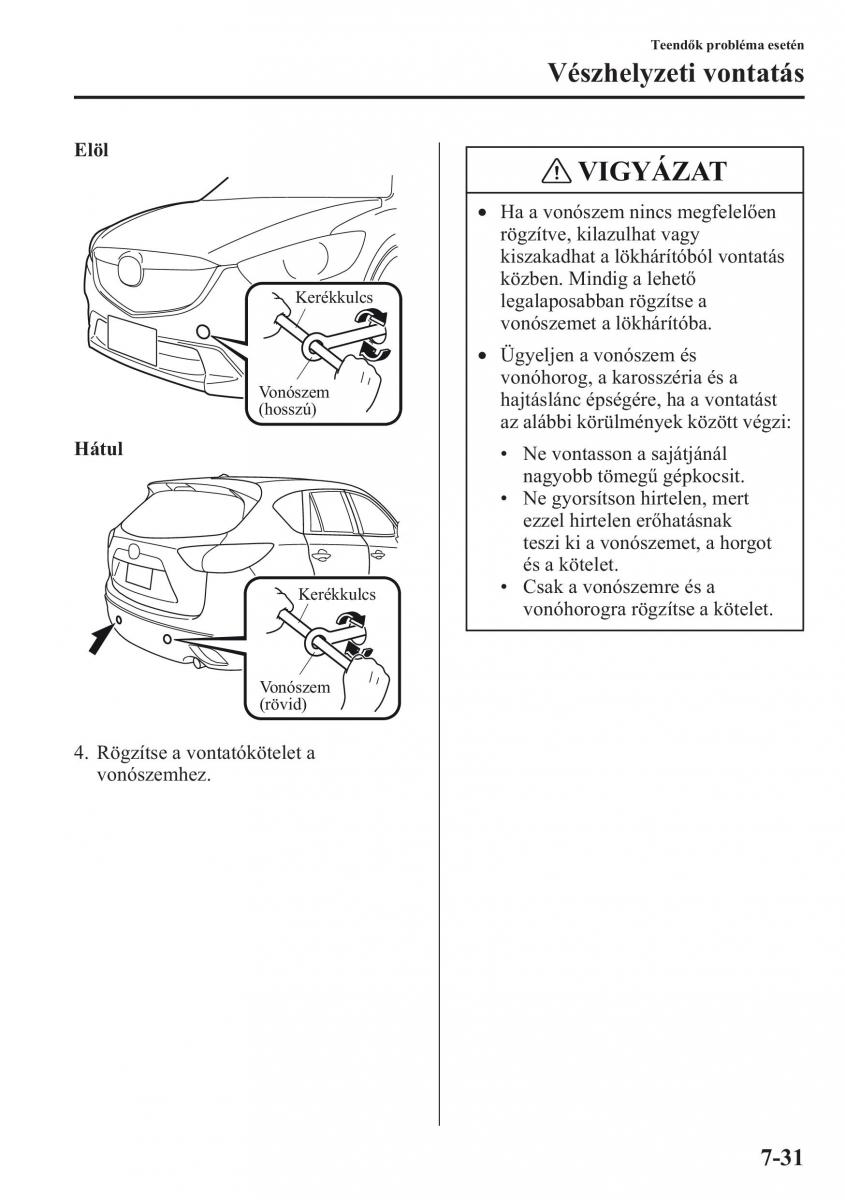 Mazda CX 5 Kezelesi utmutato / page 528