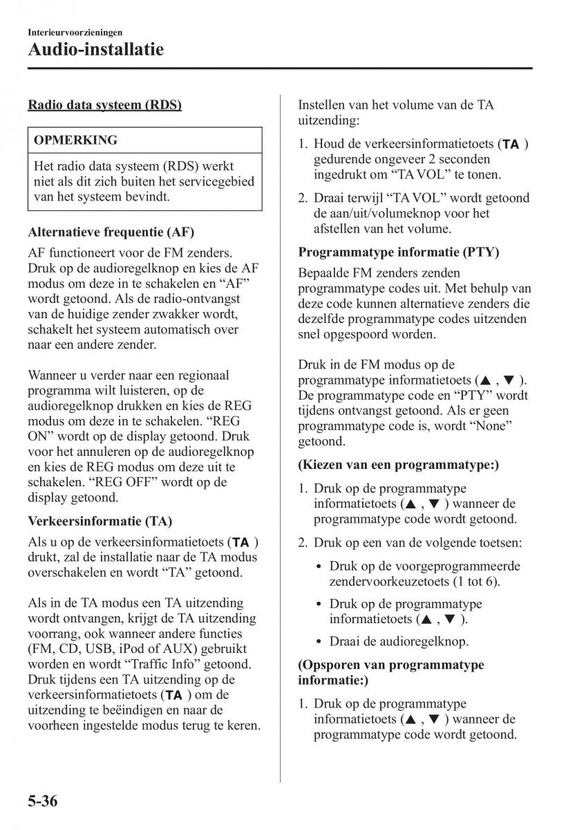Mazda CX 5 handleiding / page 380