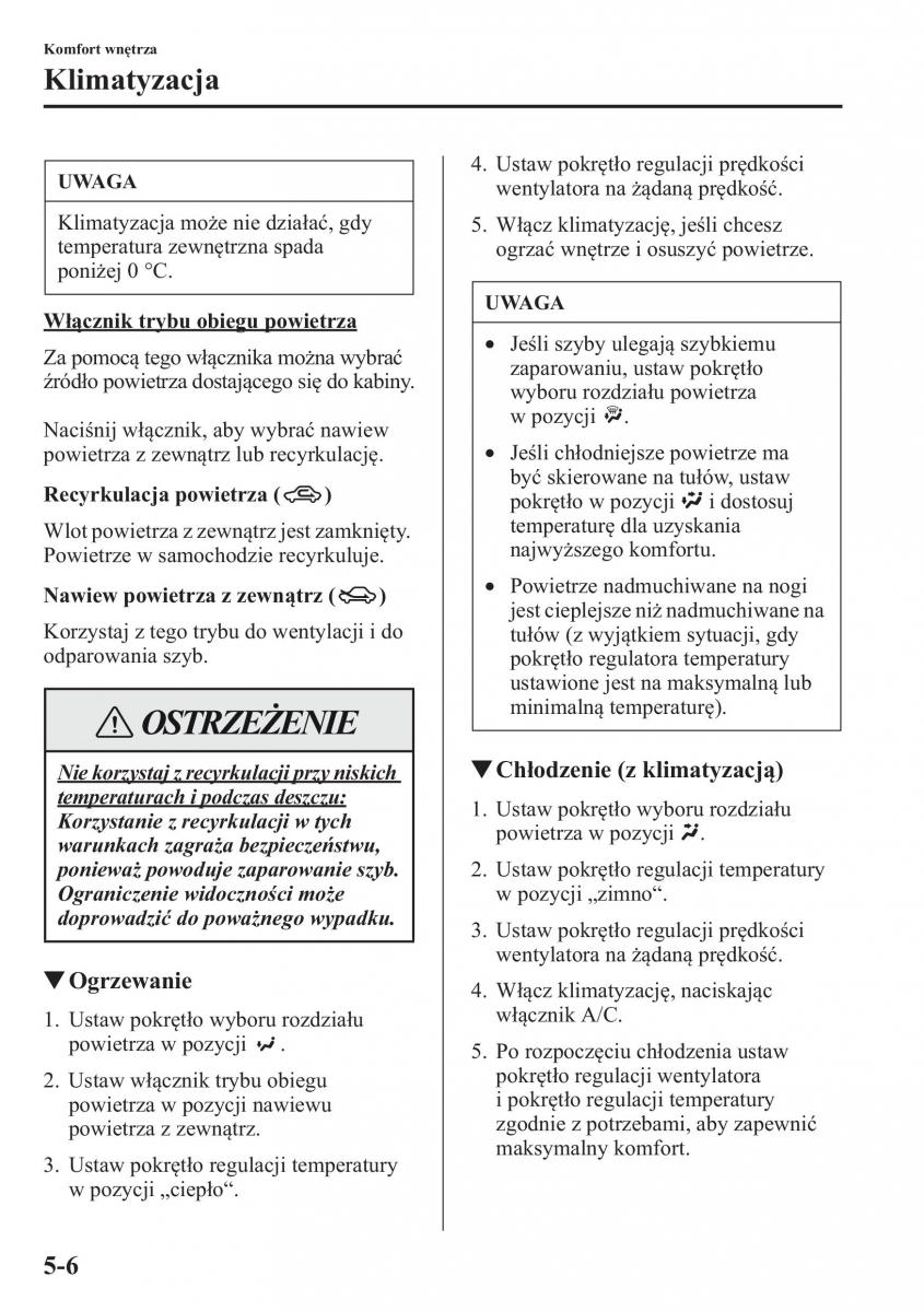Mazda CX 5 instrukcja obslugi / page 313