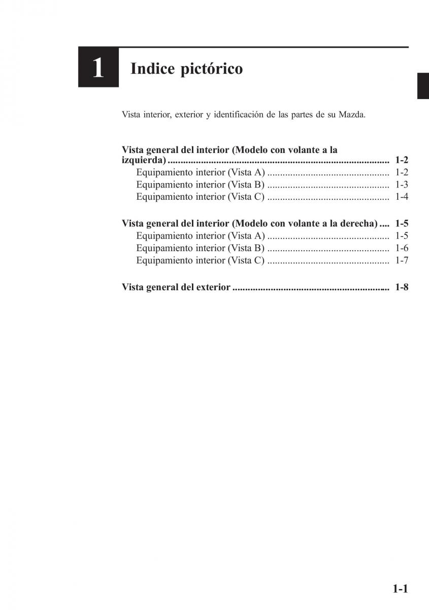 Mazda CX 5 manual del propietario / page 8