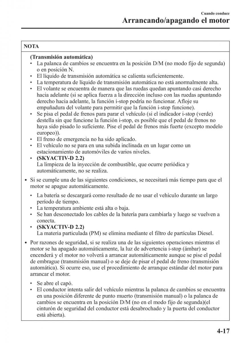 instrukcja obsługi  Mazda CX 5 manual del propietario / page 166