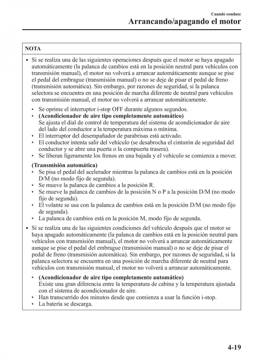 Mazda CX 5 manual del propietario / page 168