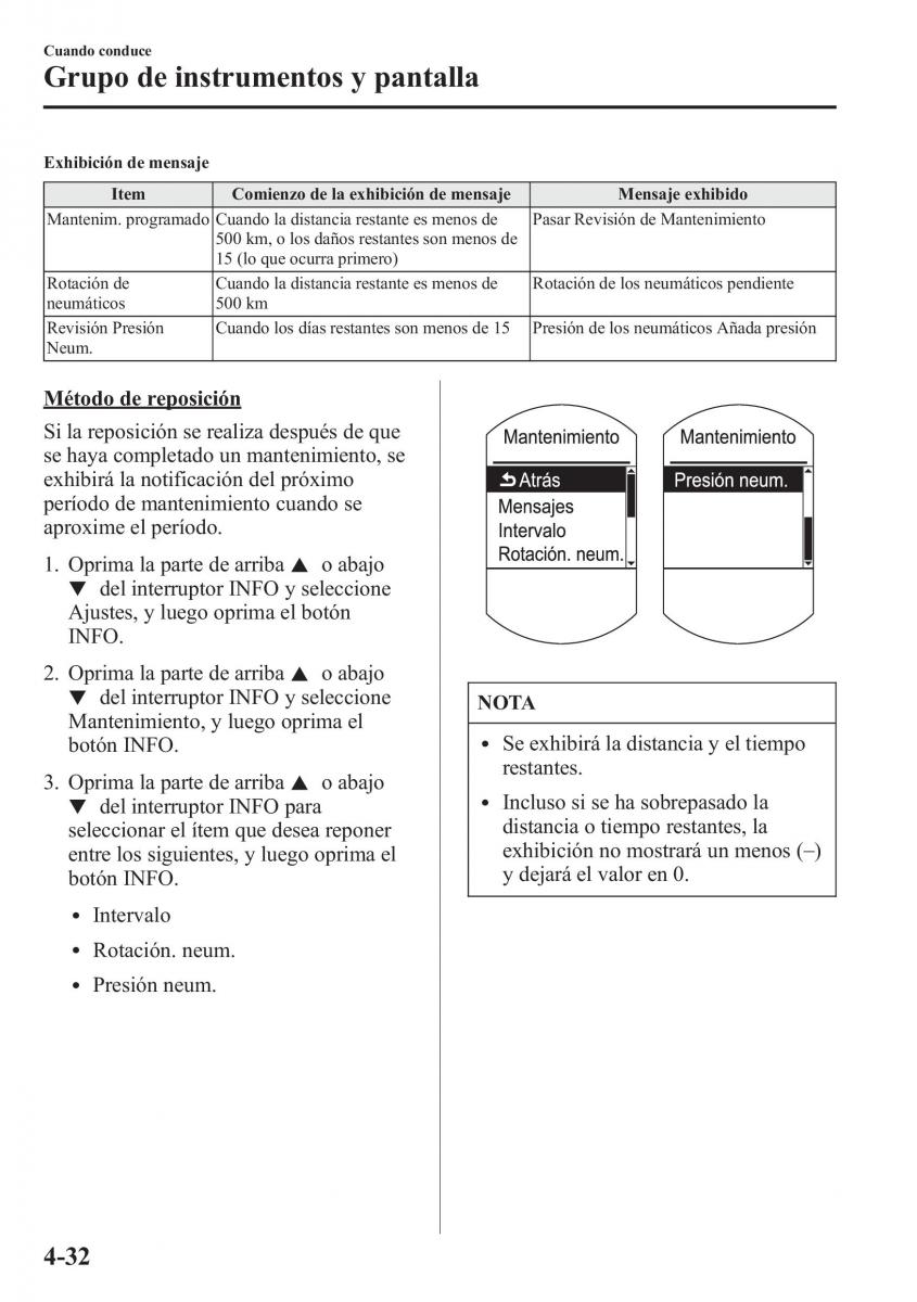 instrukcja obsługi  Mazda CX 5 manual del propietario / page 181