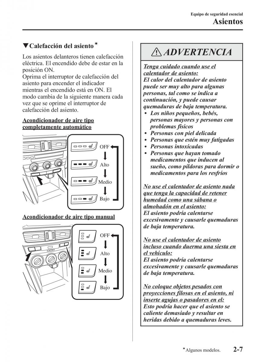 Mazda CX 5 manual del propietario / page 22