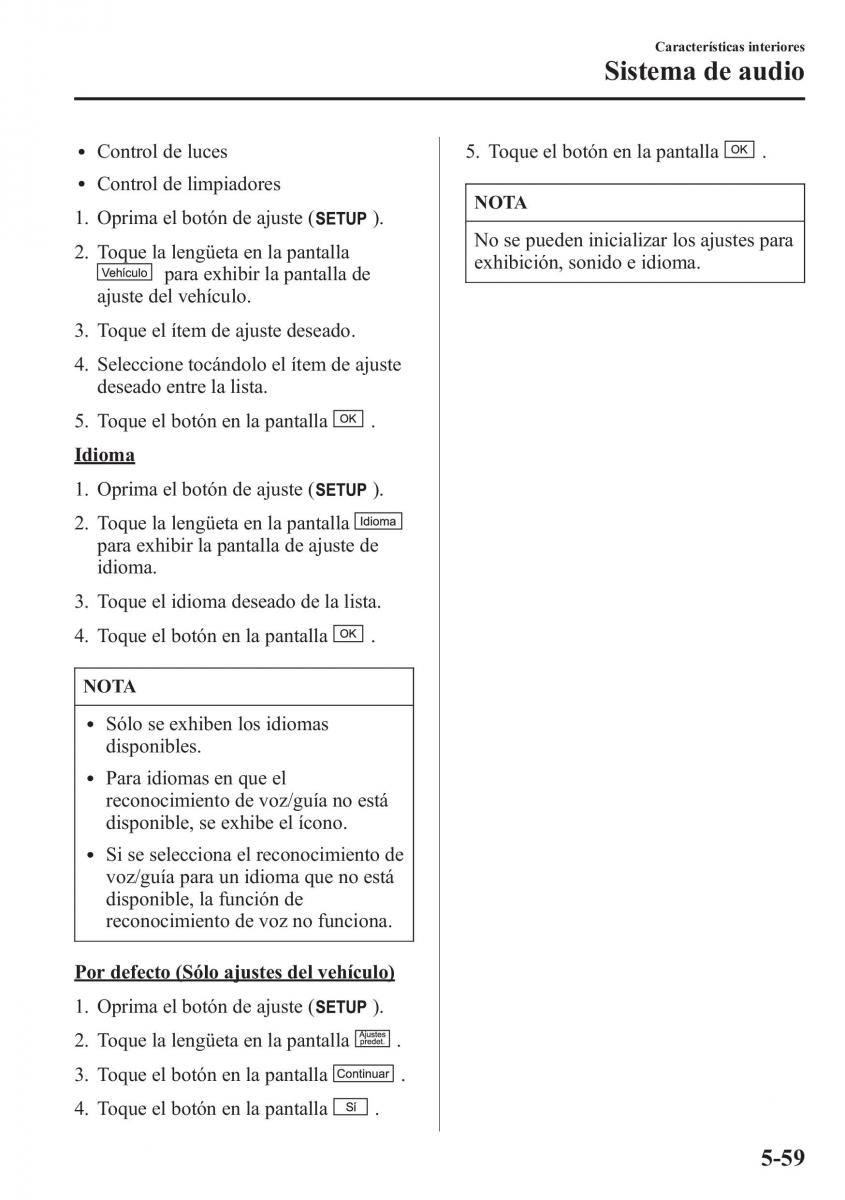 instrukcja obsługi  Mazda CX 5 manual del propietario / page 394