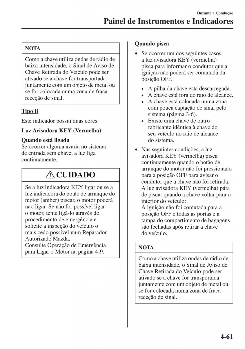 Mazda CX 5 manual del propietario / page 198