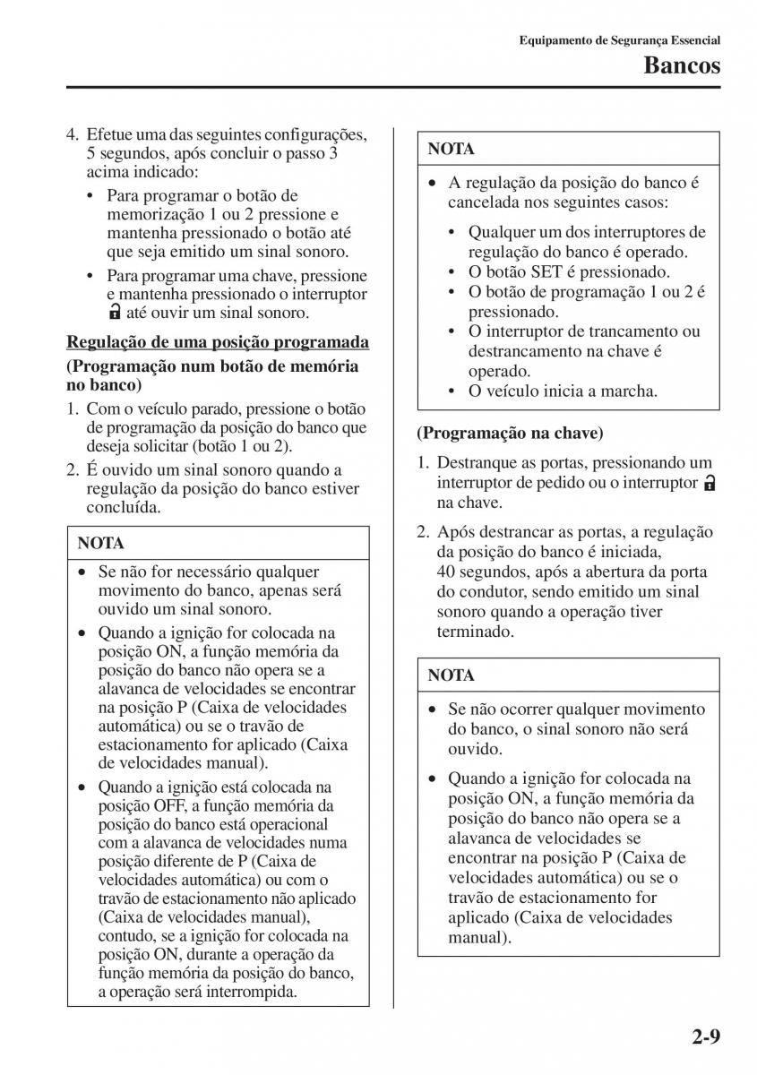 Mazda CX 5 manual del propietario / page 24