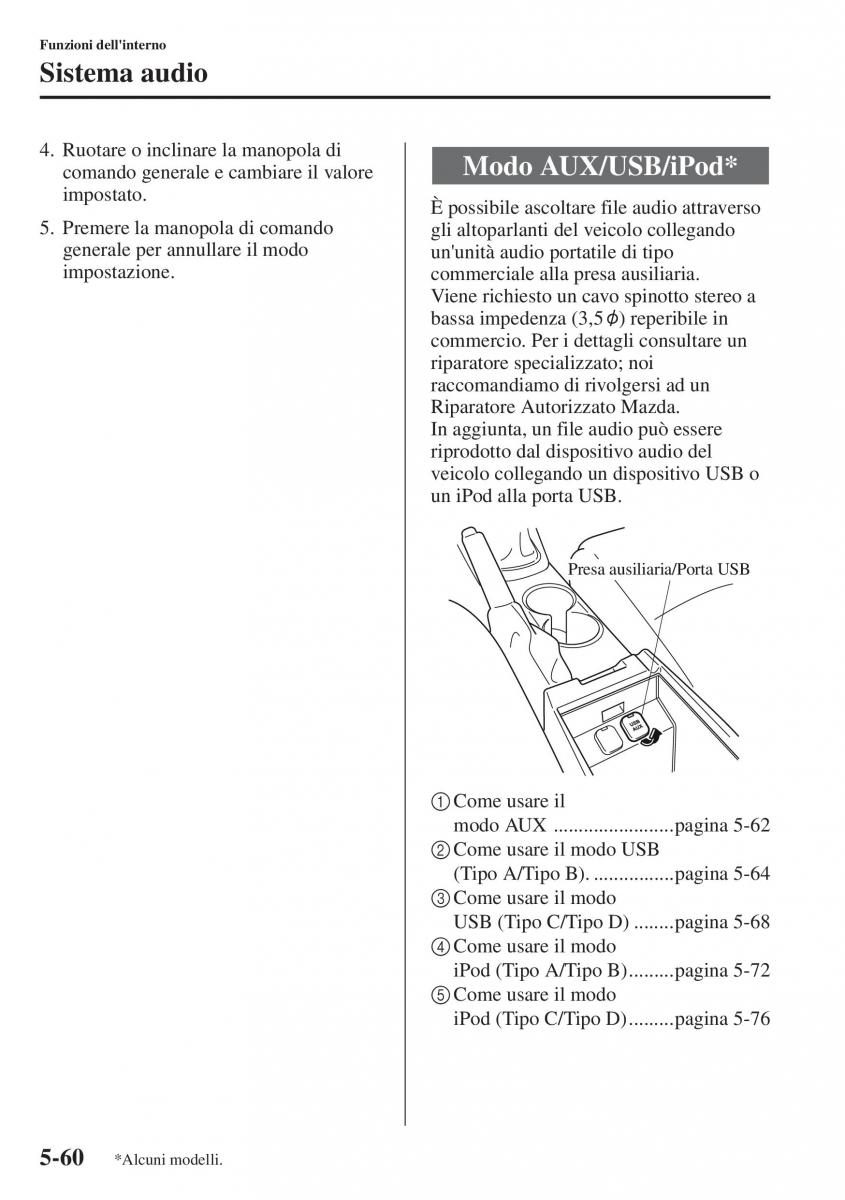 Mazda CX 5 manuale del proprietario / page 367