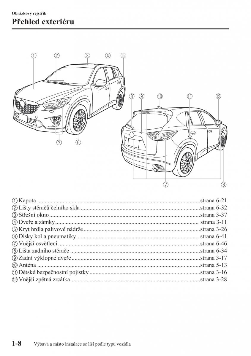 Mazda CX 5 navod k obsludze / page 15