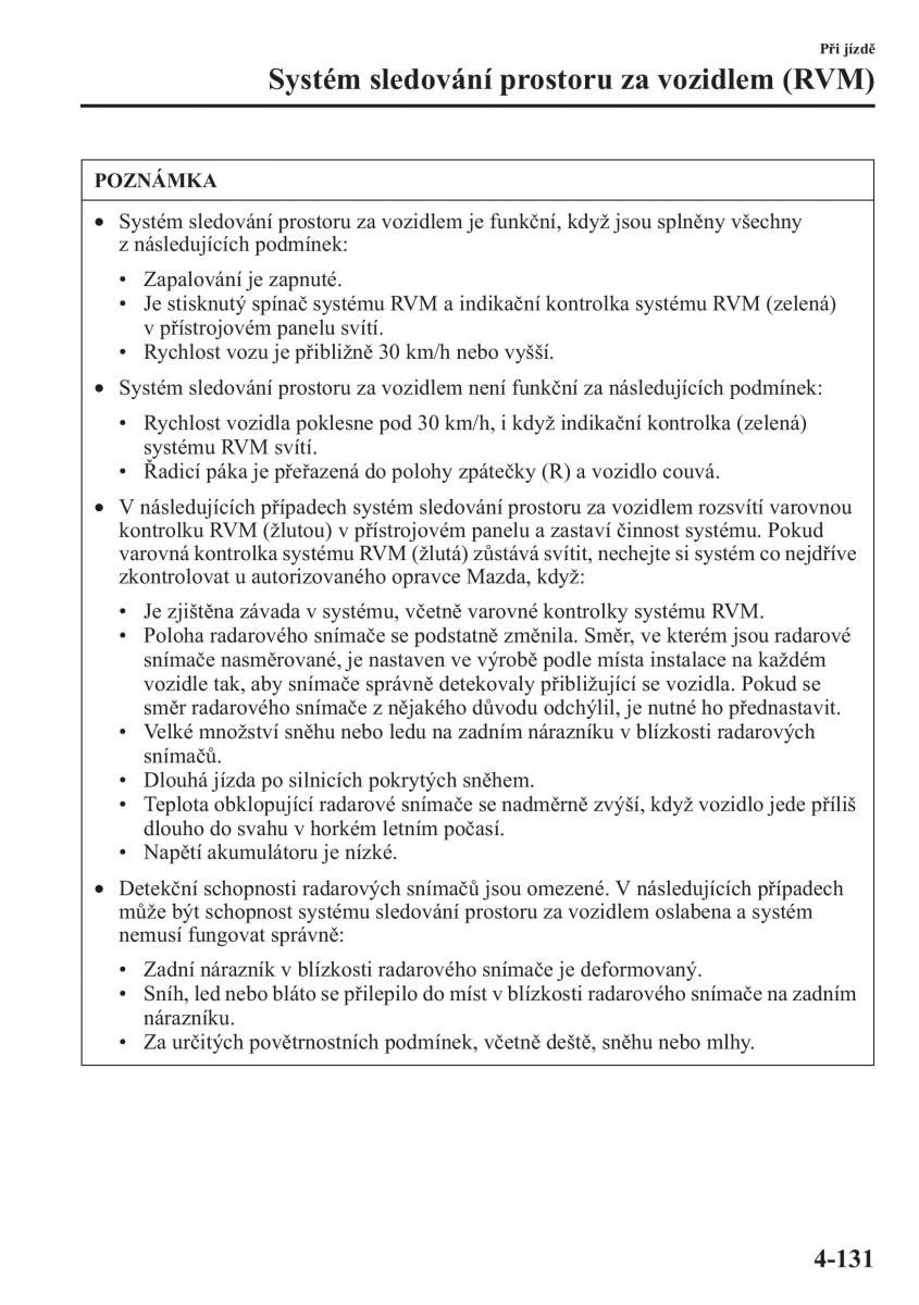 Mazda CX 5 navod k obsludze / page 268