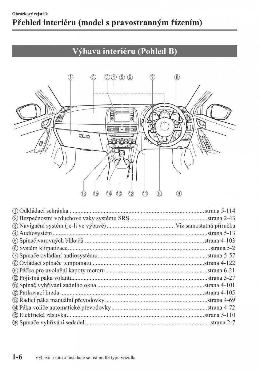 Mazda CX 5 navod k obsludze / page 13