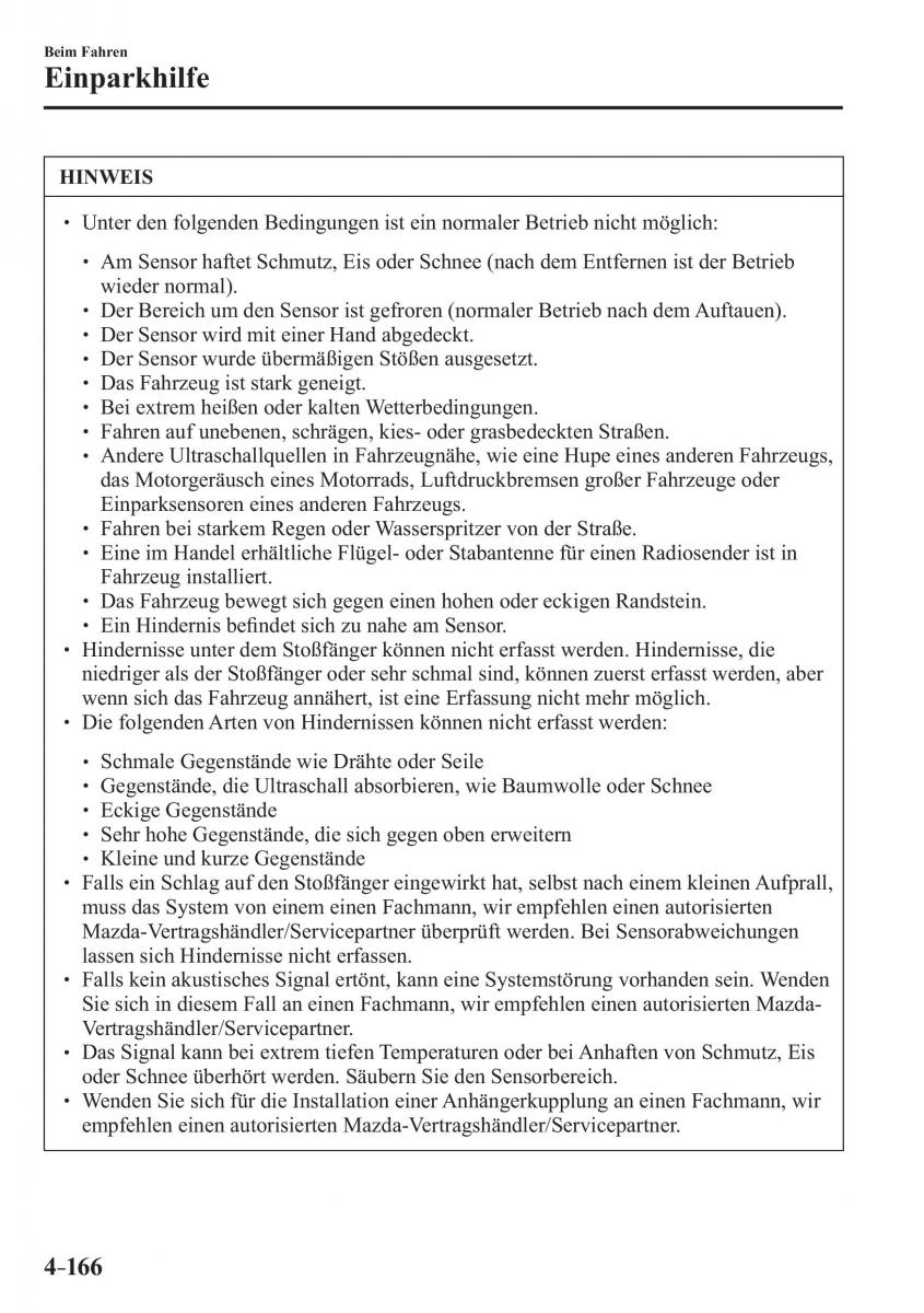 Mazda 2 Demio Handbuch / page 322