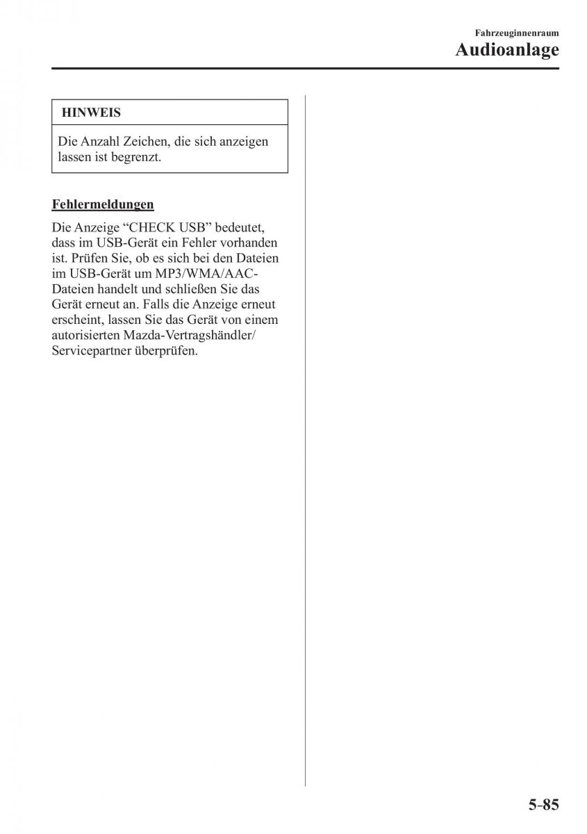 Mazda 2 Demio Handbuch / page 411